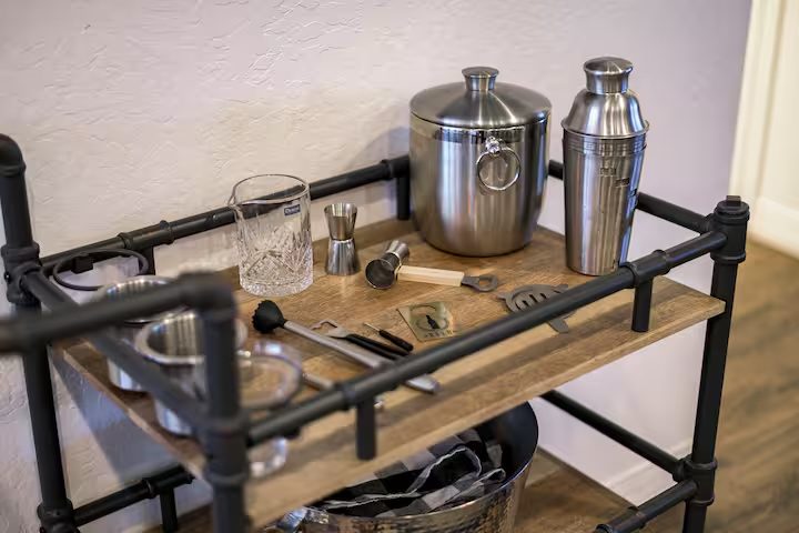 Cocktail bar cart