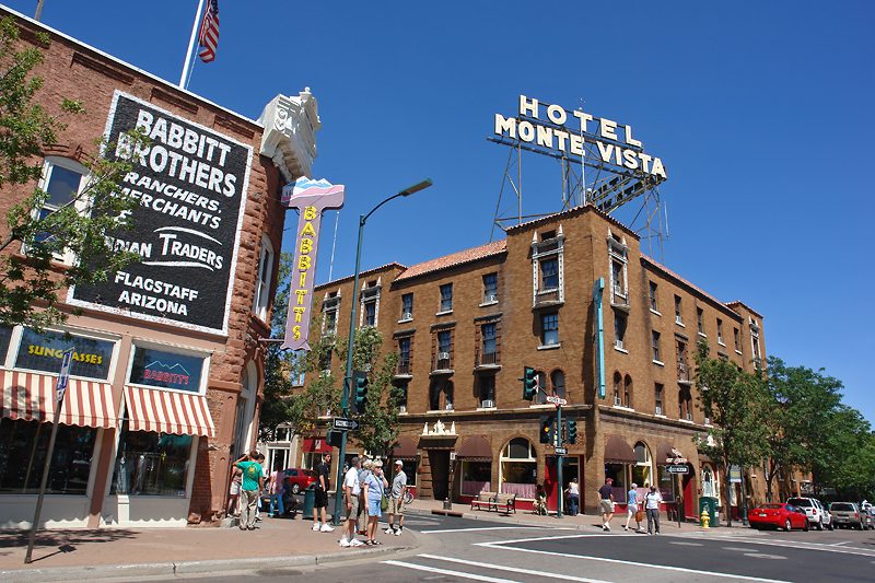 Historic downtown Flagstaff, Hotel Monte Vista