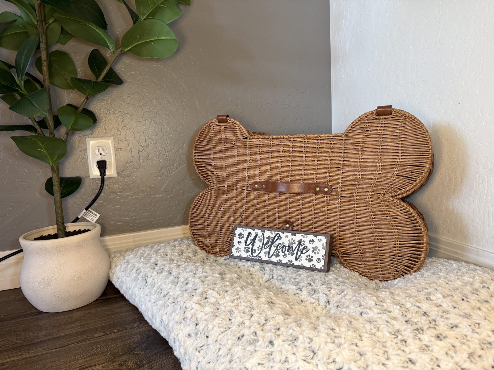 Pet welcome basket